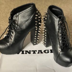 Spiked booties